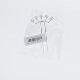 Max Maxb U shape DIY hair pin hair stick hair fork blank setting base  Silver 97mm