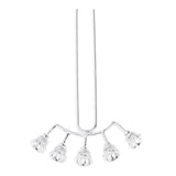 Max Maxb U shape DIY hair pin hair stick hair fork blank setting base  Silver 97mm