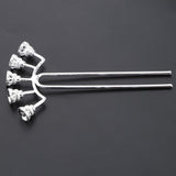 Max Maxb U shape DIY hair pin hair stick hair fork blank setting base  Silver 97mm