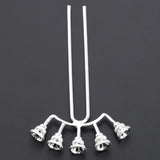 Max Maxb U shape DIY hair pin hair stick hair fork blank setting base  Silver 97mm
