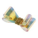 Maxbell Bowknot Hair Clip Alligator Hairpins Snap Accessories for Kids DIY Golden