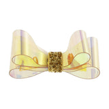 Maxbell Bowknot Hair Clip Alligator Hairpins Snap Accessories for Kids DIY Golden