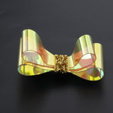 Maxbell Bowknot Hair Clip Alligator Hairpins Snap Accessories for Kids DIY Golden