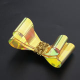 Maxbell Bowknot Hair Clip Alligator Hairpins Snap Accessories for Kids DIY Golden