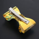 Maxbell Bowknot Hair Clip Alligator Hairpins Snap Accessories for Kids DIY Golden