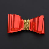 Maxbell Bowknot Hair Clip Alligator Hairpins Snap Accessories for Kids DIY Red