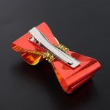 Maxbell Bowknot Hair Clip Alligator Hairpins Snap Accessories for Kids DIY Red