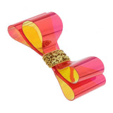 Maxbell Bowknot Hair Clip Alligator Hairpins Snap Accessories for Kids DIY Red