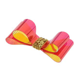 Maxbell Bowknot Hair Clip Alligator Hairpins Snap Accessories for Kids DIY Red