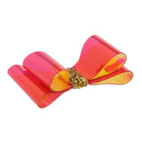 Maxbell Bowknot Hair Clip Alligator Hairpins Snap Accessories for Kids DIY Red