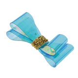 Maxbell Bowknot Hair Clip Alligator Hairpins Snap Accessories for Kids DIY Blue