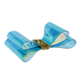 Maxbell Bowknot Hair Clip Alligator Hairpins Snap Accessories for Kids DIY Blue