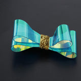 Maxbell Bowknot Hair Clip Alligator Hairpins Snap Accessories for Kids DIY Blue