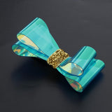 Maxbell Bowknot Hair Clip Alligator Hairpins Snap Accessories for Kids DIY Blue