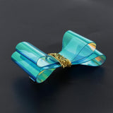 Maxbell Bowknot Hair Clip Alligator Hairpins Snap Accessories for Kids DIY Blue