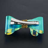 Maxbell Bowknot Hair Clip Alligator Hairpins Snap Accessories for Kids DIY Blue