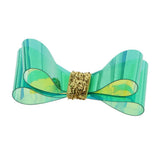 Max Bowknot Hair Clip Alligator Hairpins Snap Accessories for Kids DIY Green