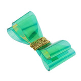 Max Bowknot Hair Clip Alligator Hairpins Snap Accessories for Kids DIY Green