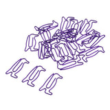Max 20Pcs Metal Clips Animal Shape Paper Clips for Office home  penguin 3x2cm