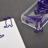 Max 20Pcs Metal Clips Animal Shape Paper Clips for Office home  penguin 3x2cm
