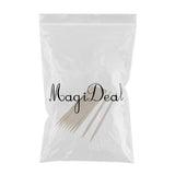 Maxbell 10 Pcs Multi-Purpose Wooden Stylus Scratches for Child Scratch Art Painting