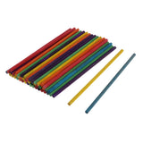 Maxbell 50x Round Wood Stick Rod Dowel Unfinished DIY Wood Modelling Stick 10x0.5cm