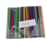 Maxbell 50x Round Wood Stick Rod Dowel Unfinished DIY Wood Modelling Stick 10x0.5cm
