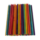 Maxbell 50x Round Wood Stick Rod Dowel Unfinished DIY Wood Modelling Stick 20x0.5cm