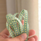 Maxbell 6 Yd/Bag 10mm Embroidery Lace Trim Ribbon Sewing Crafts for DIY Costume