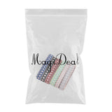 Maxbell 6 Yd/Bag 10mm Embroidery Lace Trim Ribbon Sewing Crafts for DIY Costume