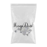 Maxbell 30pcs Tibetan Silver Yin Yang Tai Chi taiji zen Mini  Dangle charms