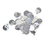 Maxbell 30pcs Tibetan Silver Yin Yang Tai Chi taiji zen Mini  Dangle charms