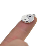 Maxbell 30pcs Tibetan Silver Yin Yang Tai Chi taiji zen Mini  Dangle charms