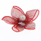 Maxbell 10pcs Colorful Lace Flower Wedding Party Clothing Decor purple