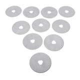 Max 10pcs 45mm Rotary Cutter Blades w/Storage Case Circular Cutting Blade