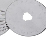Max 10pcs 45mm Rotary Cutter Blades w/Storage Case Circular Cutting Blade