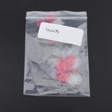 Max 10xColorful Chiffon Butterfly Earring Ear Stud Hairpin Decors white red