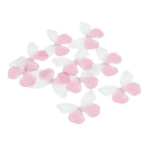 Max 10xColorful Chiffon Butterfly Earring Ear Stud Hairpin Decors white red