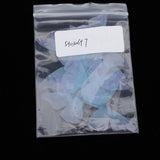 Max 10xColorful Chiffon Butterfly Earring Ear Stud Hairpin Decors purple blue