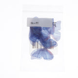 Max 10xColorful Chiffon Butterfly Earring Ear Stud Hairpin Decors dark blue