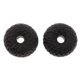 Max Maxb black ebony wooden rings beads charms pendants for peace buckle Jewelry DIY