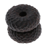 Max Maxb black ebony wooden rings beads charms pendants for peace buckle Jewelry DIY