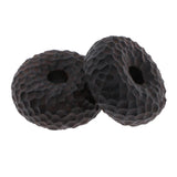 Max Maxb black ebony wooden rings beads charms pendants for peace buckle Jewelry DIY