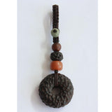 Max Maxb black ebony wooden rings beads charms pendants for peace buckle Jewelry DIY