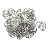 Max Maxb Set of 30 Charm Love Hanging Pendants Heart Shape Hanging Decor Hair Decor