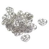 Max Maxb Set of 30 Charm Love Hanging Pendants Heart Shape Hanging Decor Hair Decor