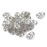 Max Maxb Set of 30 Charm Love Hanging Pendants Heart Shape Hanging Decor Hair Decor