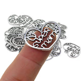 Max Maxb Set of 30 Charm Love Hanging Pendants Heart Shape Hanging Decor Hair Decor