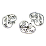 Max Maxb Set of 30 Charm Love Hanging Pendants Heart Shape Hanging Decor Hair Decor