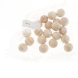 Maxbell 10/20 Pieces Bulk Round Wood Beads Loose Spacer for Jewelry Art Crafts 30MM